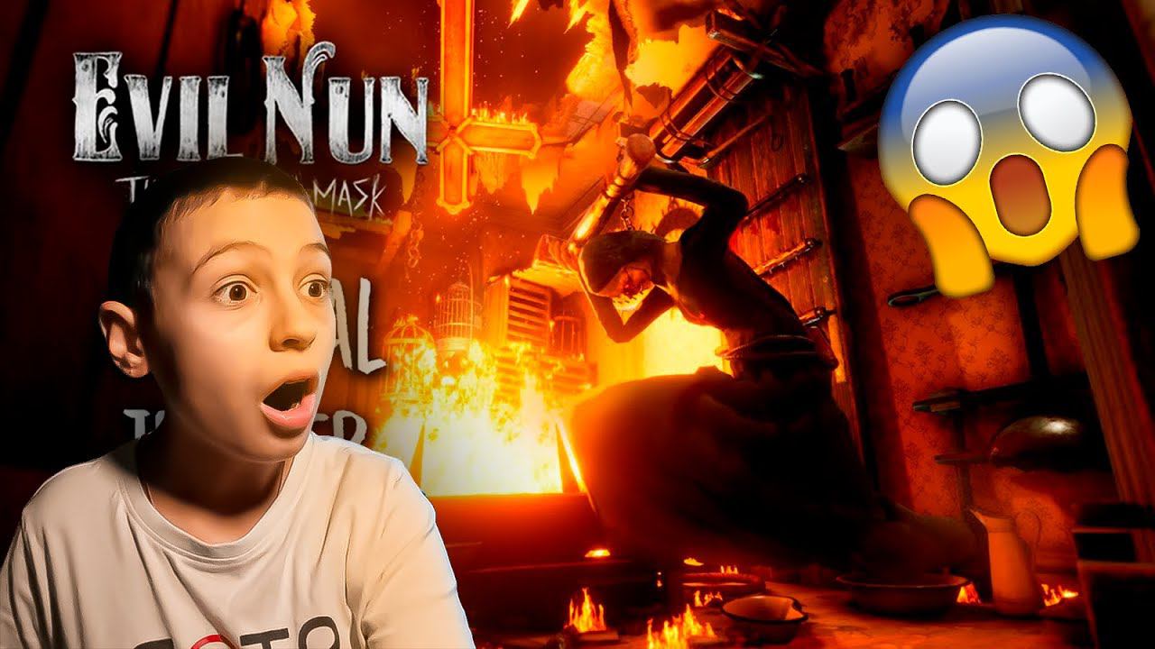 РЕАКЦИЯ НА EVIL NUN: THE BROKEN MASK OFFICIAL TRAILER Keplerians PC GAME смотреть онлайн