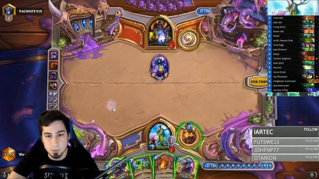 Hearthstone: Legend Jade Golem Druid Deck Guide смотреть онлайн