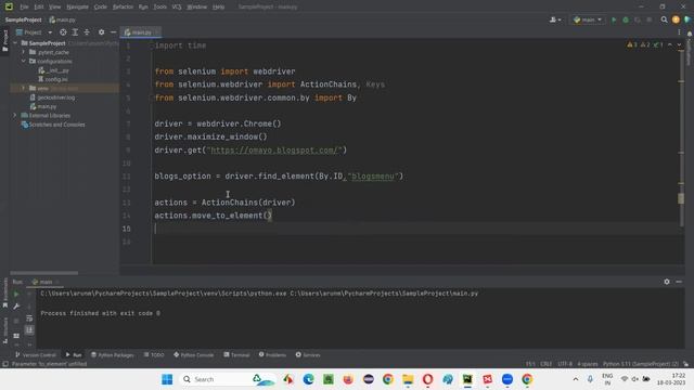Hovering Mouse using Selenium Python (Selenium Python) смотреть онлайн