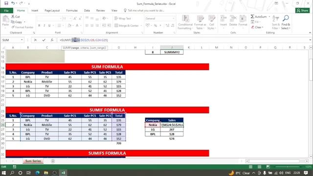 How can use SUM, SUMIF, SUMIFS, SUMPRODUCT | Excel SUM Formula Series1 | What is SUM, SUMIF, SUMIFS смотреть онлайн