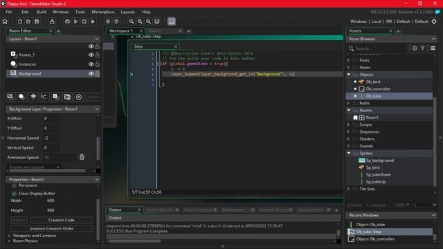 Как сделать Flappy Bird в Game Maker Studio 2 смотреть онлайн
