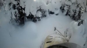 Длинный буран с двигателем Lifan 20 л.с по целине и чепыжам (осторожно мат 18+)