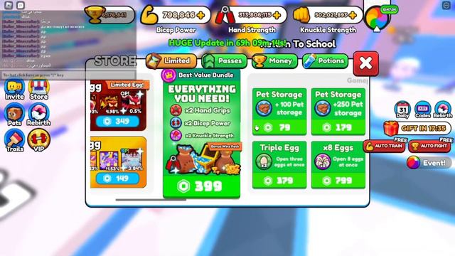 ПОТРАТИЛ 10M ПОБЕД В АРМ РЕСЛИНГ СИМУЛЯТОР! Arm Wrestle Simulator