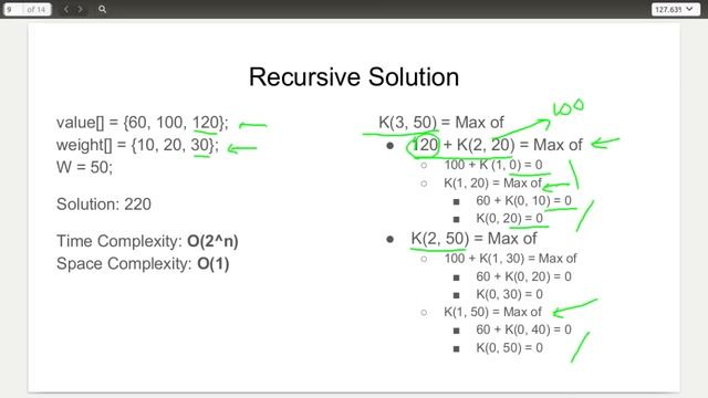 Dynamic Programming | Set 10 (0-1 Knapsack Problem) | GeeksforGeeks смотреть онлайн
