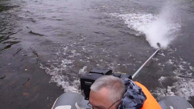 Тест 2 на походимость болотохода ( Long Tail ). р. Мана