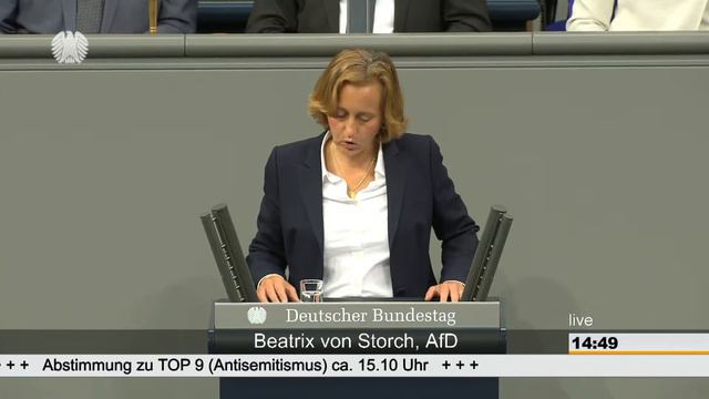 Beatrix von Storch: Antisemitismus [Bundestag 18.01.2018] смотреть онлайн