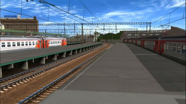 Атмосфера Казанского вокзала | Trainz 2012 смотреть онлайн