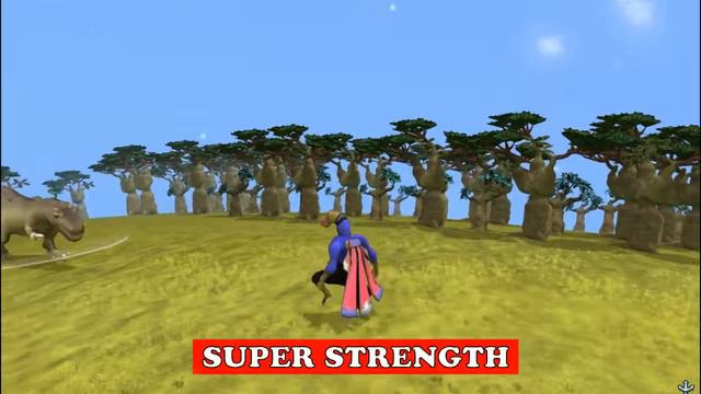 Superman X Brachiosaurus | Hero X Dino Fusion [S1E1] | SPORE смотреть онлайн