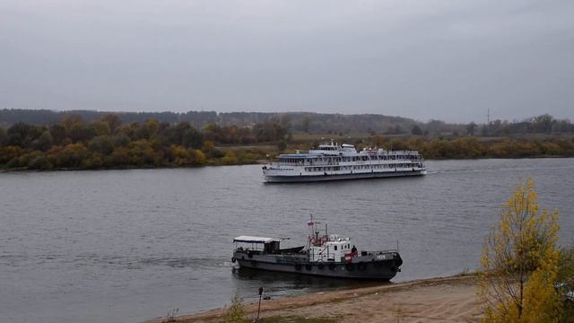 Теплоход Бородино в Касимове. Закрытие пассажирской навигации 2021 на Оке.