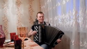 Играет и поёт Павел Сивков (баян) - Песня «Увядшие цветы». 13.03.2015