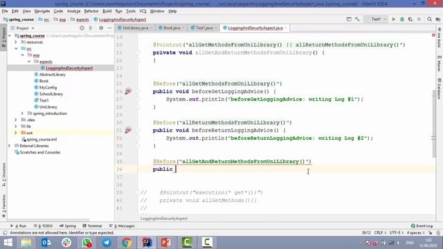 Урок 29 - Комбинирование Pointcut-ов (Spring для Начинающих) смотреть онлайн