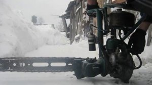 работа бензопилы «Дружба-4«часть2