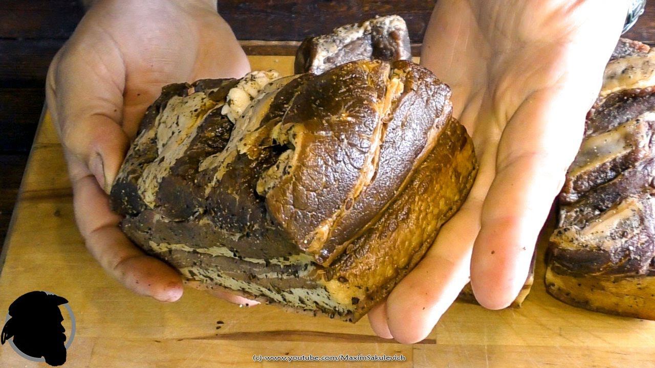 Сало-Грудинка Холодного копчения, От засолки до Закуски смотреть онлайн