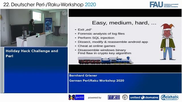 Bernhard Griener - Holiday Hack Challenge and Perl смотреть онлайн