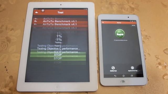 Asus Memopad 7 me176c : ipad 2 AnTuTu Benchmark Performans Testi смотреть онлайн