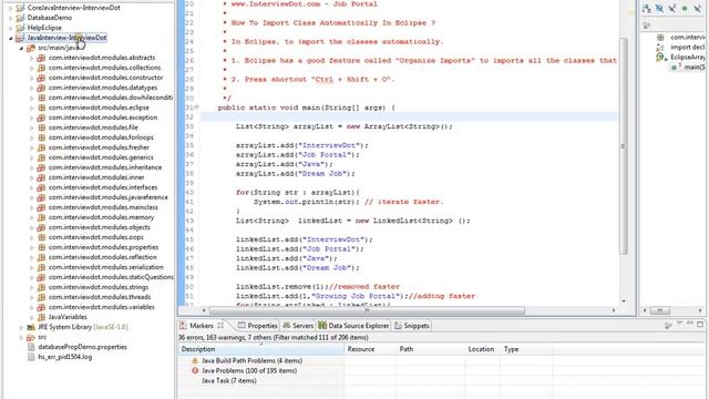 ECLIPSE BUILDING A JAVA PROJECT DEMO смотреть онлайн