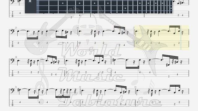 Fleetwood Mac Albatross BASS GUITAR TAB смотреть онлайн