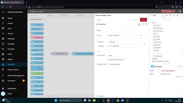 Les Tutos - Home Assistant: No 5: simulation de présence avec node-red смотреть онлайн