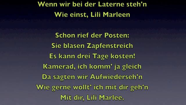 Lale Andersen - Lili Marleen смотреть онлайн