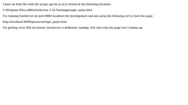 GIS: GeoServer - page not found http error 404 смотреть онлайн