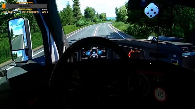 #EuroTruckSimulator2/1.46/VTK/#3монитора/#НарулеPXNV10/#ТКДеловыелинии /ТК AutoLife/Контракт смотреть онлайн