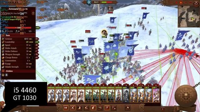 Total War: Warhammer III на слабом пк (GT 1030) смотреть онлайн