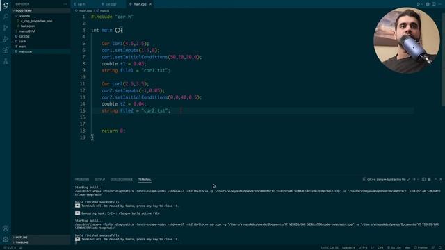 Vehicle Trajectory Simulator using Threads | C++ Tutorial смотреть онлайн
