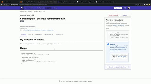 Version and release your module on Terraform Cloud - Getting started with Terraform (Part 3) смотреть онлайн