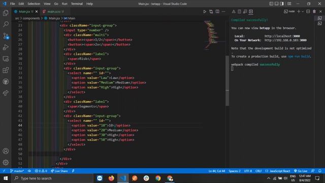 Build an wheel App in React | wheel component create and sidebar design #3 смотреть онлайн