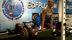 Marte Elverum - наработка тяги 175 кг по 3 раза. Персональный тренинг Г. Зобач