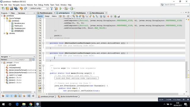 Como Cambiar De Un Panel A Otro En Java Netbeans