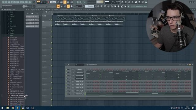 ПИШЕМ ДВА ЖЕСТКИХ БИТА В FL STUDIO смотреть онлайн