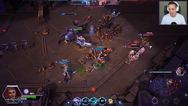 Heroes of the Storm: Zarya Gameplay! (Zarya in Heroes) смотреть онлайн