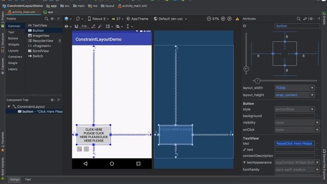 Android with Kotlin tutorial in Hindi #2: ConstraintLayout 1 смотреть онлайн