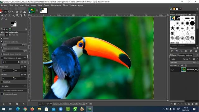 GIMP 2.10 - ? HERRAMIENTAS DE SELECCIÓN BÁSICAS (Curso Básico) смотреть онлайн