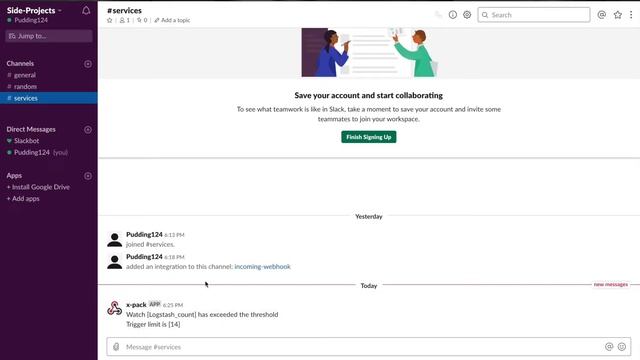 Docker with ELK & Slack смотреть онлайн