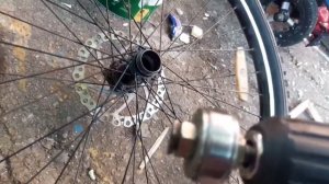 Промподшипник во втулку велосипеда || Установка