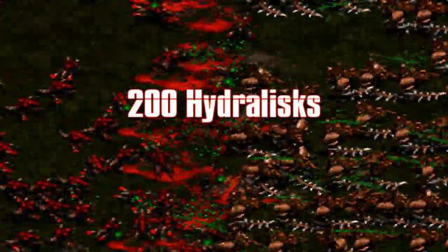 Starcraft Zergling Cup - 400 lings vs all unit смотреть онлайн