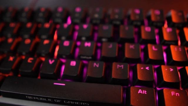This gaming keyboard has a touch bar!!! | ROG Falchion Ace смотреть онлайн