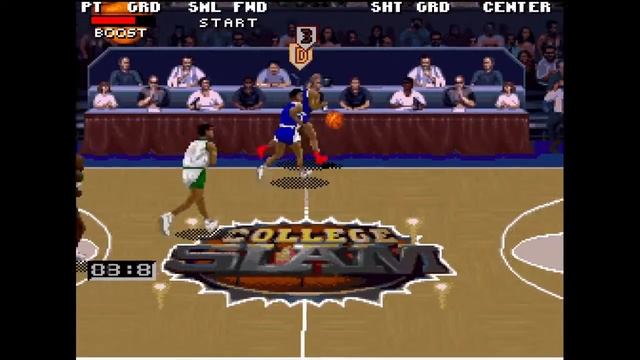 College Slam SNES Gameplay - Duke vs Michigan State - Elite 8 смотреть онлайн