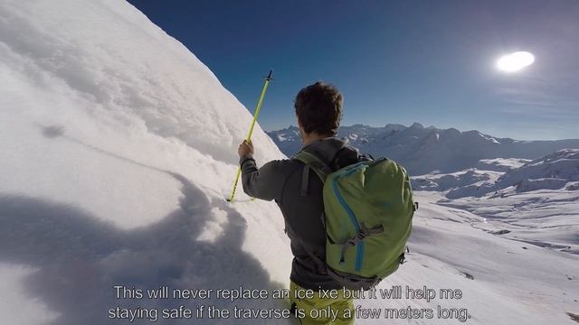 BLUE ICE TIPS - Steep uphill ski traverse смотреть онлайн