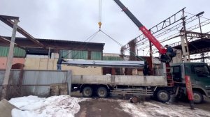 Часть 1 Монтаж пилона 2х8 м. из композита. Как изготовить и смонтировать стелу.