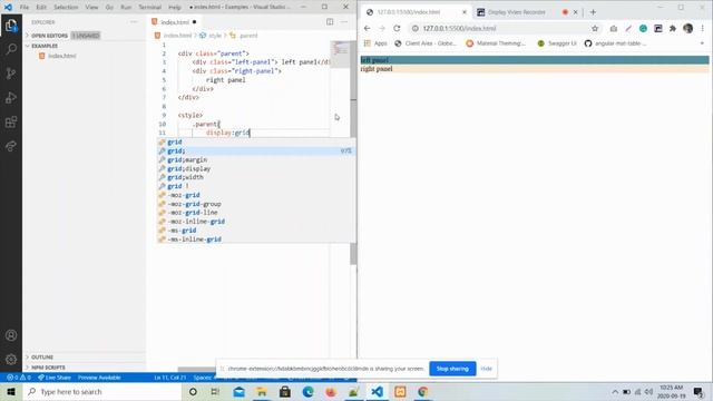Two columns responsive layout template | visual studio code | Web development Skills смотреть онлайн
