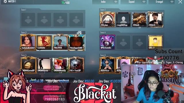 BGMI Stream with BLACKAT | Teamcode & Scrims смотреть онлайн