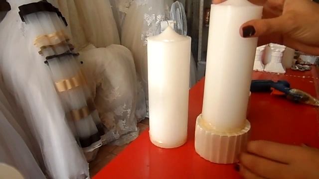 DIY.CHRISTENING CANDLE.Свечи для крещения своими руками.Կնունքի մոմի ձեւավորում смотреть онлайн