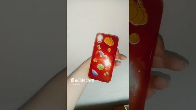 Раскрасила свой чехол наклейками🧡I Decorated My Case With Stickers