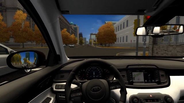 POV Drive - KIA Sorento 2021 3.5AT - City Car Driving смотреть онлайн