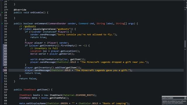 How to make a Spigot 1.15 plugin (Ep5) Listeners Part 1 смотреть онлайн