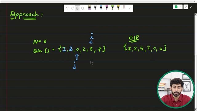 POTD-31/10/2023 | Move all zeroes to end of array | Problem of the Day GeeksforGeeks смотреть онлайн
