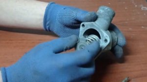 Как экономить на замене термостата Лада Калина #лада_калина #термостат #ремонт